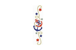 Anchors Border: A Nautical Embroidery Design Worth Adding to Your Small Shop