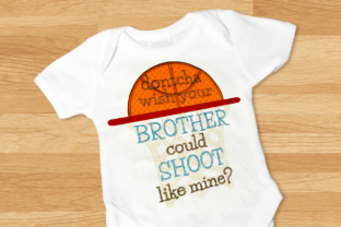 Basketball Brother Applique