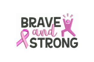 Brave and Strong: A Thoughtful Embroidery Design for Meaningful Gifts