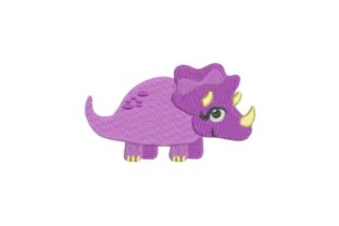 Purple Dinosaur Girl