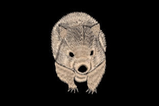 Wombat: A Standout Woodland Animal Embroidery Design